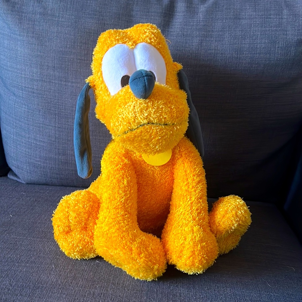 Disney Parks Pluto Weighted Plush with Removable Pouch